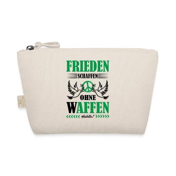 Frieden schaffen - Bio-Täschchen - Natur - Vorne