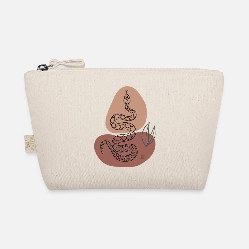 « Snake », design de ligne boho, série « Desert » Trousse biologique