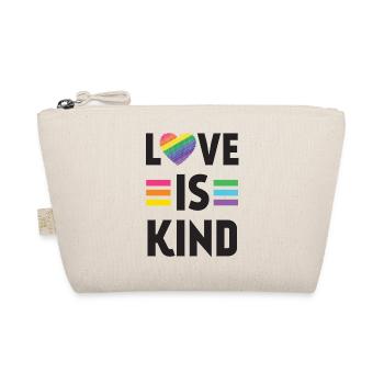 Mois de la fierté LGBT - Love is Kind - Trousse biologique - nature - Devant