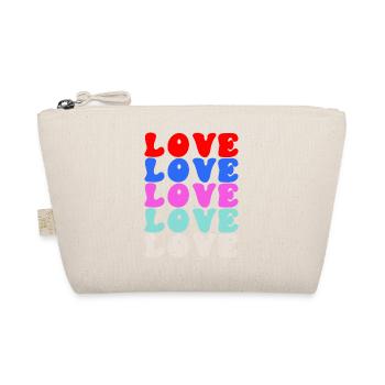 Love colorful - Bio-Täschchen - Natur - Vorne