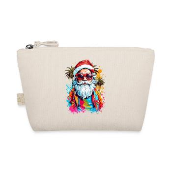 Père Noël cool - Trousse biologique - nature - Devant
