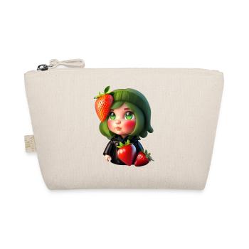 Poupée aux fraises - Trousse biologique - nature - Devant
