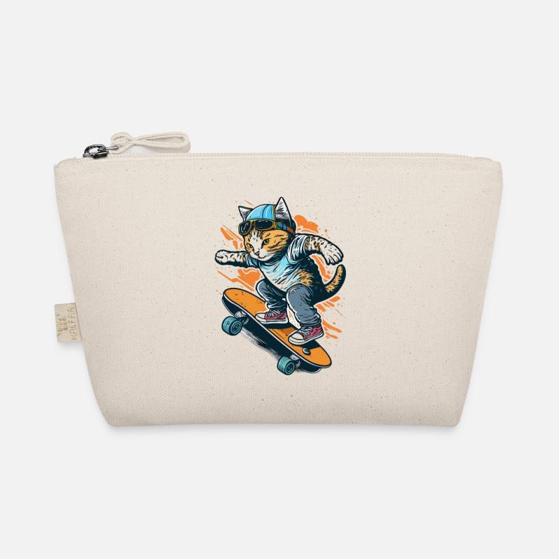 Cool Cat Skate Organic Pouch