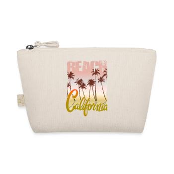 Vintage Flowers beach California retro garden USA - Organic Pouch - nature - Front