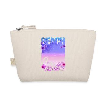 Vintage Flowers beach California retro garden USA - Organic Pouch - nature - Front