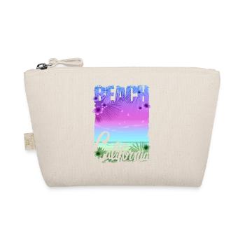Vintage Flowers beach California retro garden USA - Organic Pouch - nature - Front