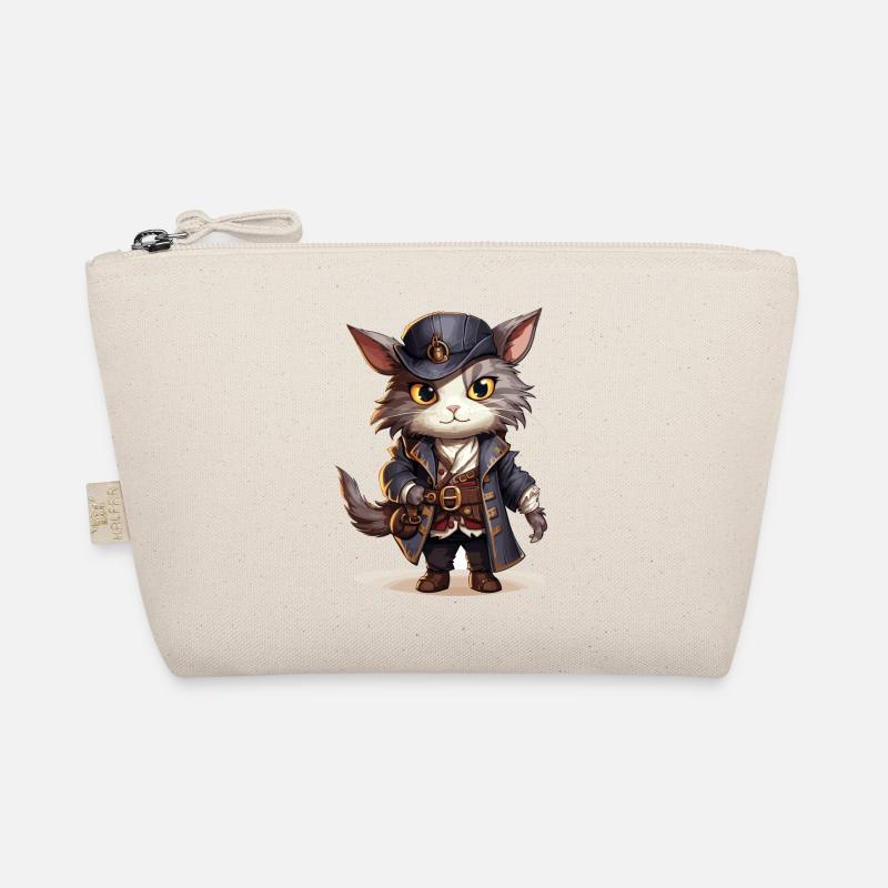 Cat Pirate Organic Pouch