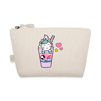 EINHORN IN EINEM EIS - Bio-Täschchen - Natur - Vorne