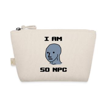 I Am So NPC - Bio-Täschchen - Natur - Vorne