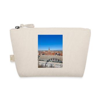 Rostocker Skyline und Altstadt hinter dem Rathaus - Bio-Täschchen - Natur - Vorne