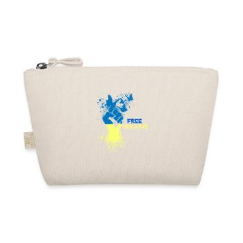 Free Ukraine, Ukraine, freedom, Graffiti - Bio-Täschchen - Natur - Vorne