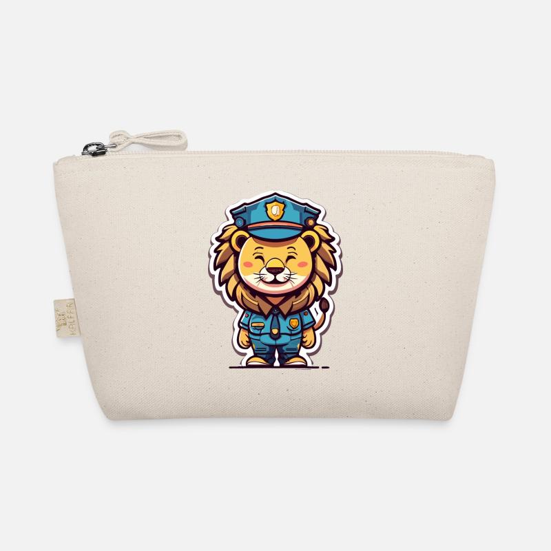 Polizei Löwe Kinder Geschenk Bio-Täschchen