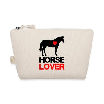 horse lover - Bio-Täschchen - Natur - Vorne