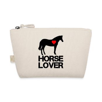 horse lover - Bio-Täschchen - Natur - Vorne
