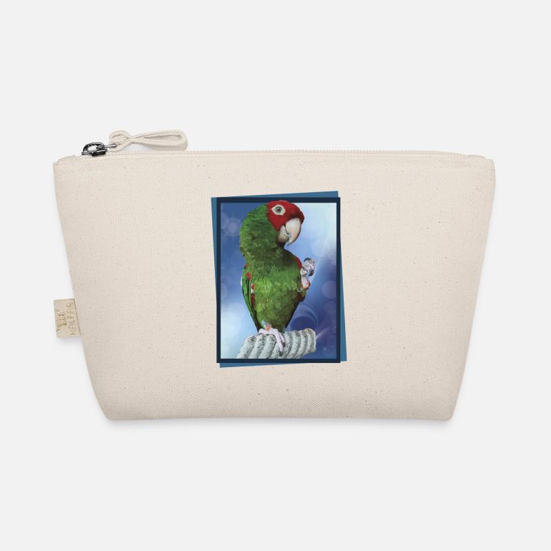 Rothaariger Papagei Bio-Täschchen
