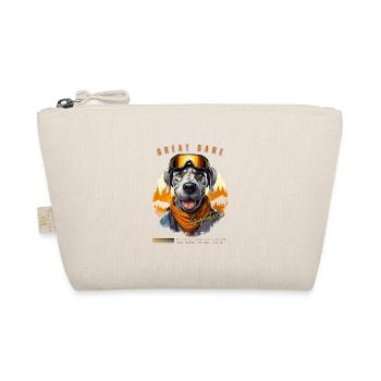 Tee de ski signature Great Dane: Aventure hivernale - Trousse biologique - nature - Devant