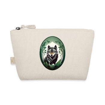 Forest dweller wolf - Organic Pouch - nature - Front