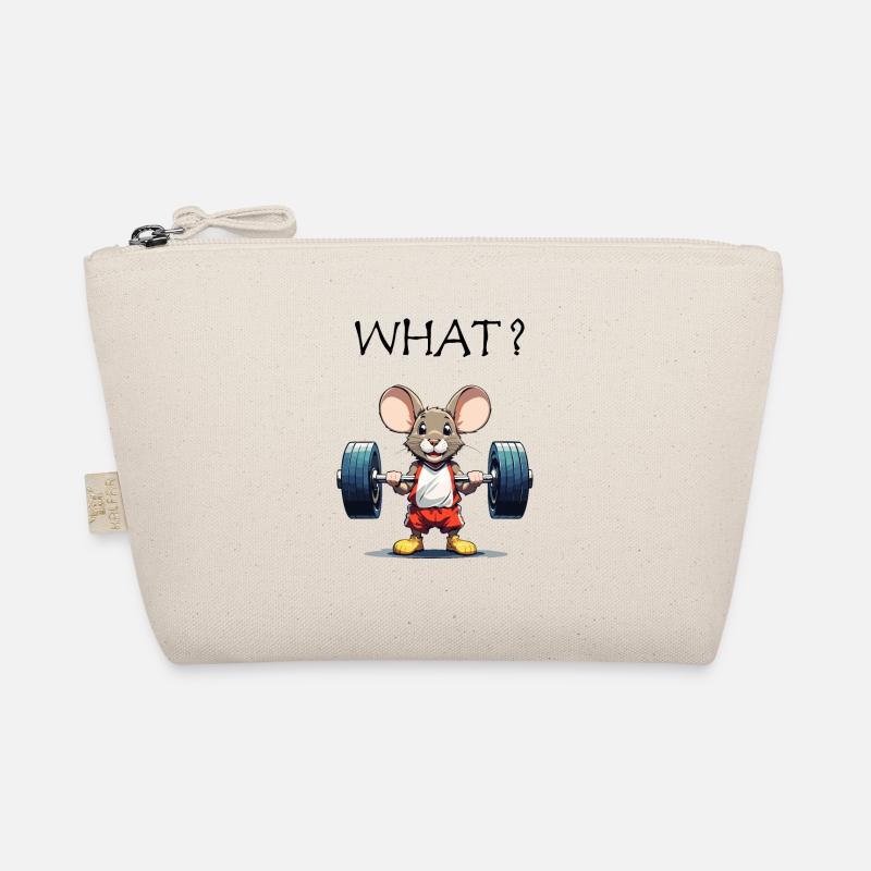 Beginner Weightlifting Mouse Organic Pouch