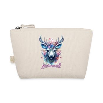 Hirsch Naturmadl Krafttier Dorffest Tracht - Bio-Täschchen - Natur - Vorne