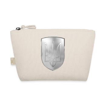 Armoiries de l’Ukraine Trident Gerfalke Trident Look Chrome - Trousse biologique - nature - Devant