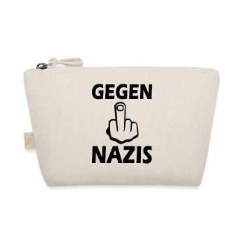 Gegen nazis - Bio-Täschchen - Natur - Vorne
