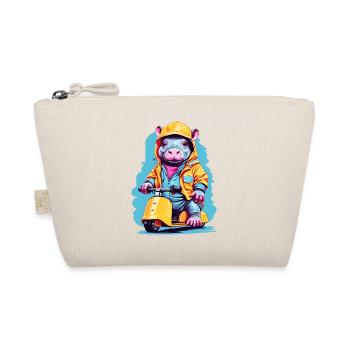 Sweet Hippopotamus - Organic Pouch - nature - Front
