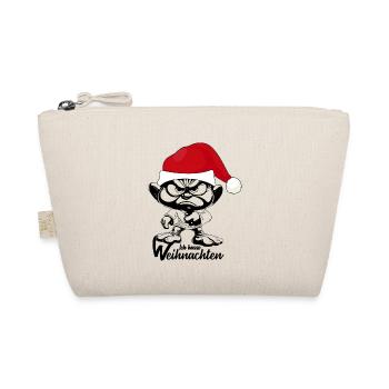 Ich hasse Weihnachten Gnome xmas - Bio-Täschchen - Natur - Vorne