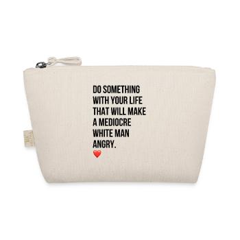 Mediocre white man - Organic Pouch - nature - Front