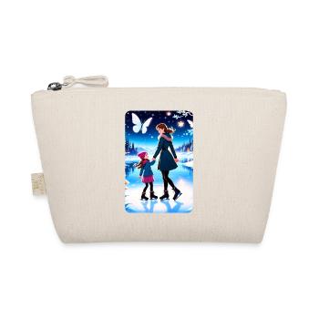 personalisiertes Design-Muttergeschenk - Bio-Täschchen - Natur - Vorne