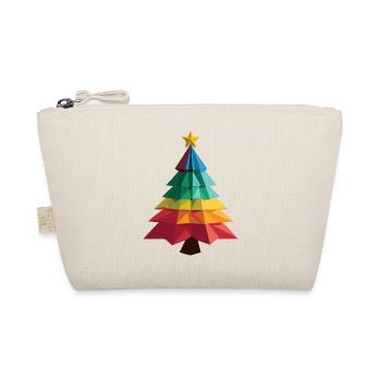 Sapin de Noël en Low Poly - Trousse biologique - nature - Devant
