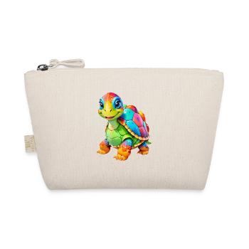 Tortue de dessin animé mignonne - Trousse biologique - nature - Devant