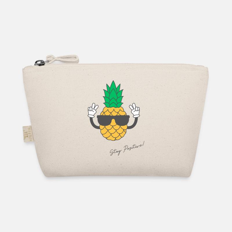 Pineapple "positive Vibes" Bio-Täschchen