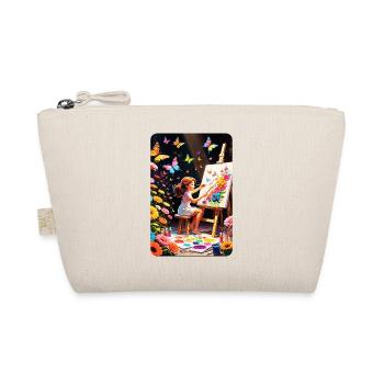 personalisiertes Design-Muttergeschenk - Bio-Täschchen - Natur - Vorne