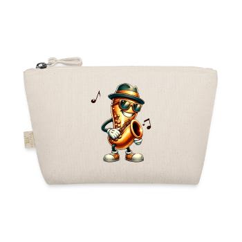 Jazz It ! 🎷 Saxophone cool avec chapeau et abat-jour - Trousse biologique - nature - Devant