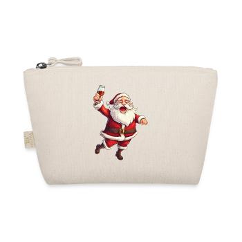 Santa Claus Alcohol Beer Mulled Wine Liquor Cheers - Organic Pouch - nature - Front