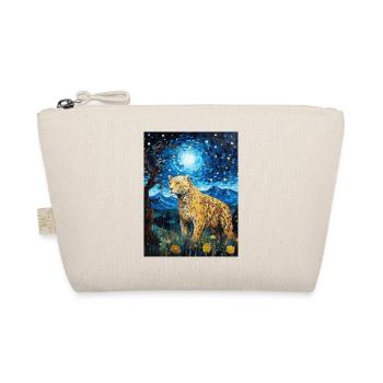Jaguar Van Gogh Style - Organic Pouch - nature - Front