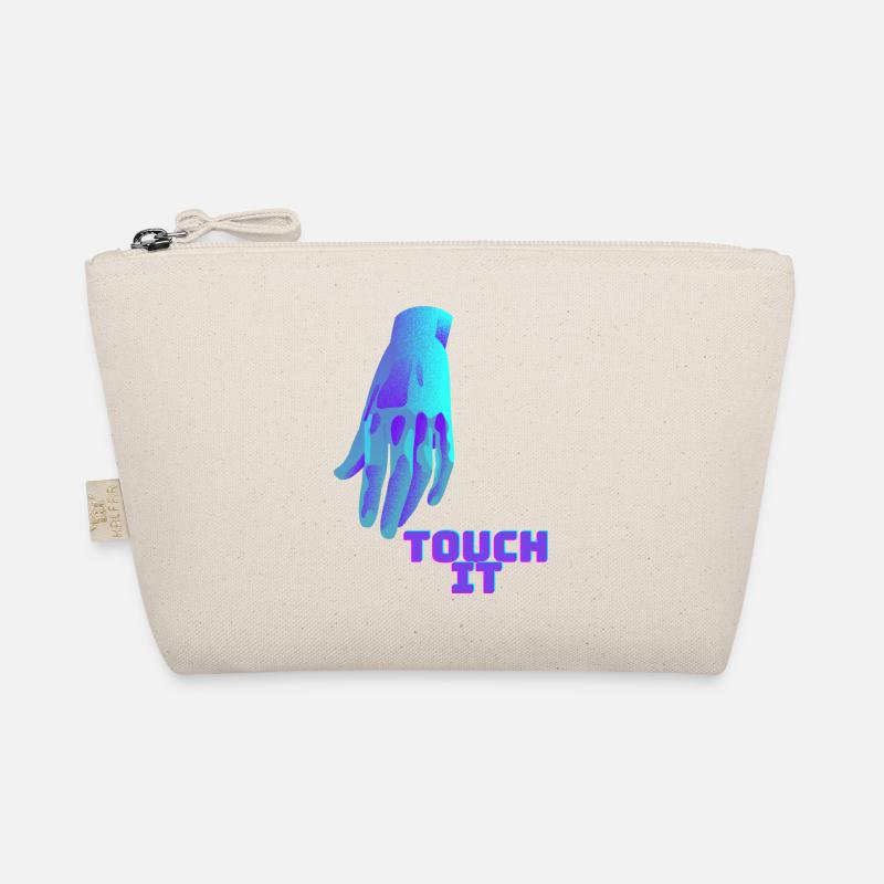 Touch It - blaue Hand Bio-Täschchen