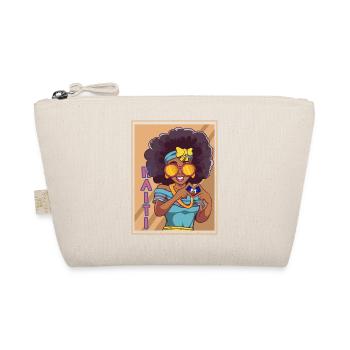 Haïti drapeau haïtien femme princesse je cadeau - Trousse biologique - nature - Devant