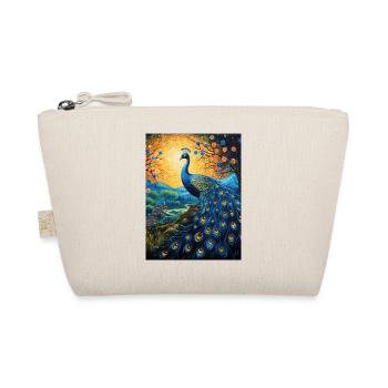Peacock, Van Gogh, Starry Night, Animal, Bird - Organic Pouch - nature - Front