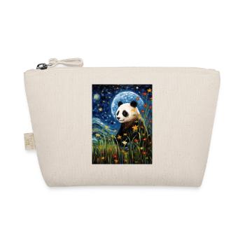 Panda Van Gogh Ciel étoilé Style - Trousse biologique - nature - Devant