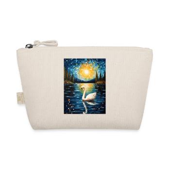 Swan, Van Gogh, Starry Night, Animal, Bird - Organic Pouch - nature - Front
