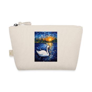 Swan, Van Gogh, Starry Night, Animal, Bird - Organic Pouch - nature - Front