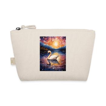 Swan, Van Gogh, Starry Night, Animal, Bird - Organic Pouch - nature - Front