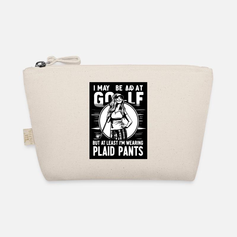 Plaid Pants - Bio-Täschchen - Natur