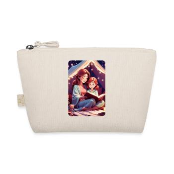 personalisiertes Design-Muttergeschenk - Bio-Täschchen - Natur - Vorne