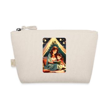 personalisiertes Design-Muttergeschenk - Bio-Täschchen - Natur - Vorne