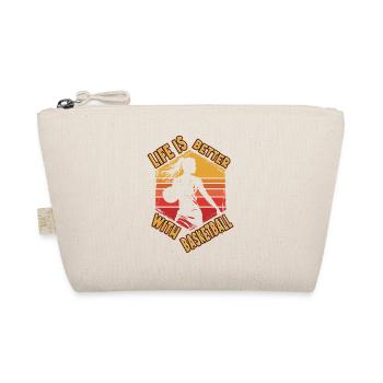 Basket-ball Femme Basketteur Joueur de basket-ball - Trousse biologique - nature - Devant