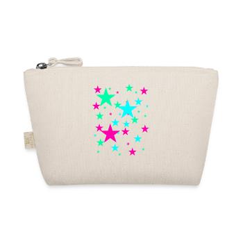 Stars, star, colorful stars - Organic Pouch - nature - Front