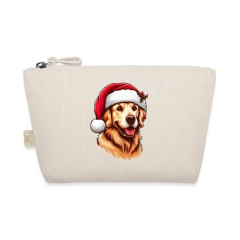 Père Noël Retriver doré - Trousse biologique - nature - Devant
