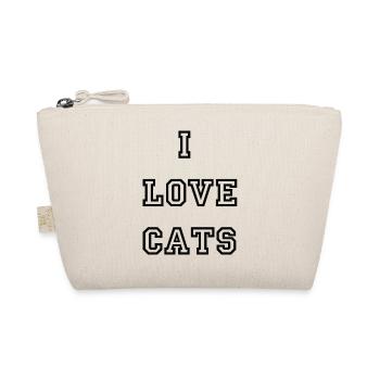 ilovecats - Bio-Täschchen - Natur - Vorne